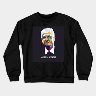 Arsene Wenger In Wpap Pop Art Crewneck Sweatshirt